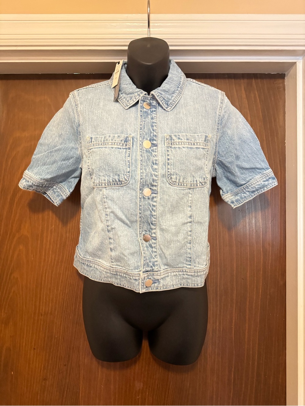 Talbots Denim Top - Size PM - NWT